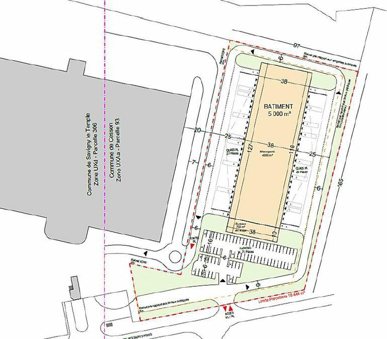 Entrepôt classe a Savigny-le-Temple 22480m² Location entrepôt classe a Savigny-le-Temple Seine-et-Marne OLLOG2310310 3